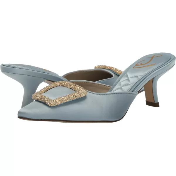 Sam Edelman Womens Brit Kitten Heel MuleRobin Egg Blue