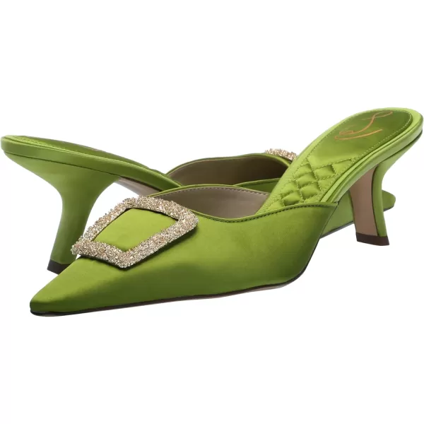 Sam Edelman Womens Brit Kitten Heel MuleSycamore Green