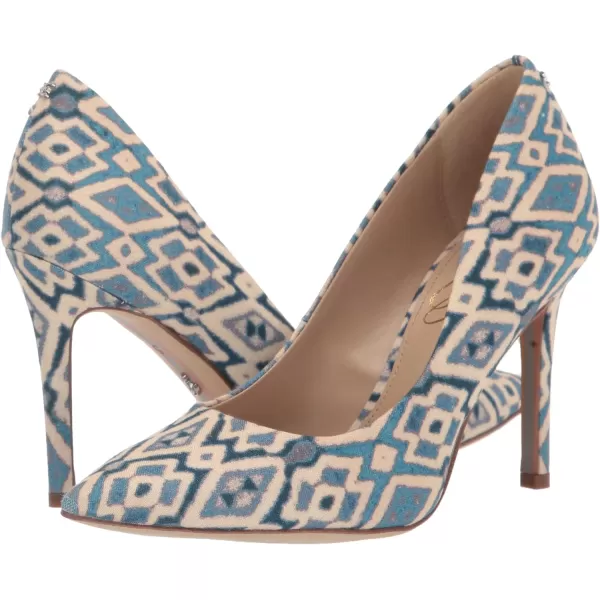 Sam Edelman Womens Hazel Pointed Toe PumpBlue Diamond Multi