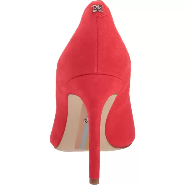 Sam Edelman Womens Hazel Pointed Toe PumpCoral Punch Suede