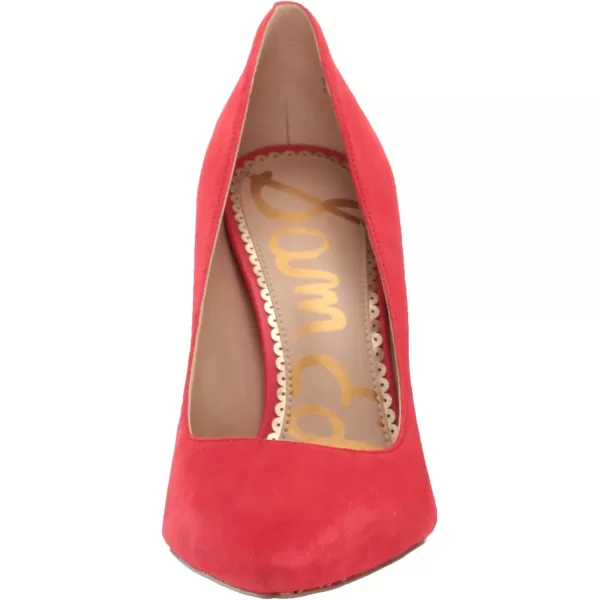 Sam Edelman Womens Hazel Pointed Toe PumpCoral Punch Suede