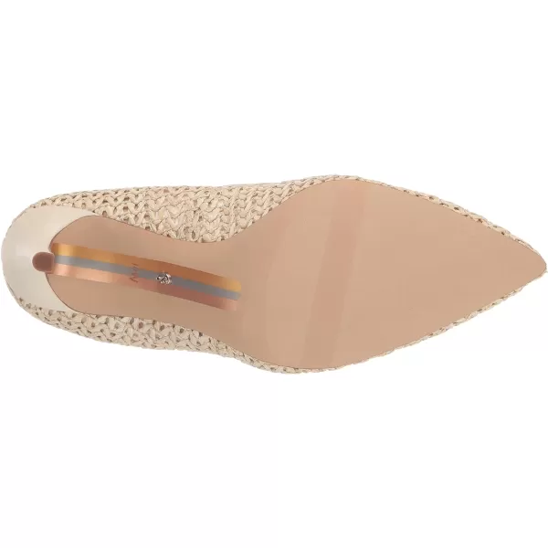 Sam Edelman Womens Hazel Pointed Toe PumpIvory Raffia