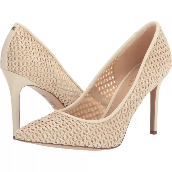 Sam Edelman Womens Hazel Pointed Toe PumpIvory Raffia