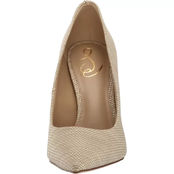 Sam Edelman Womens Hazel Pointed Toe PumpLight Natural Woven