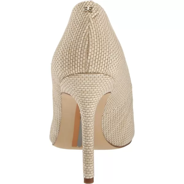 Sam Edelman Womens Hazel Pointed Toe PumpLight Natural Woven