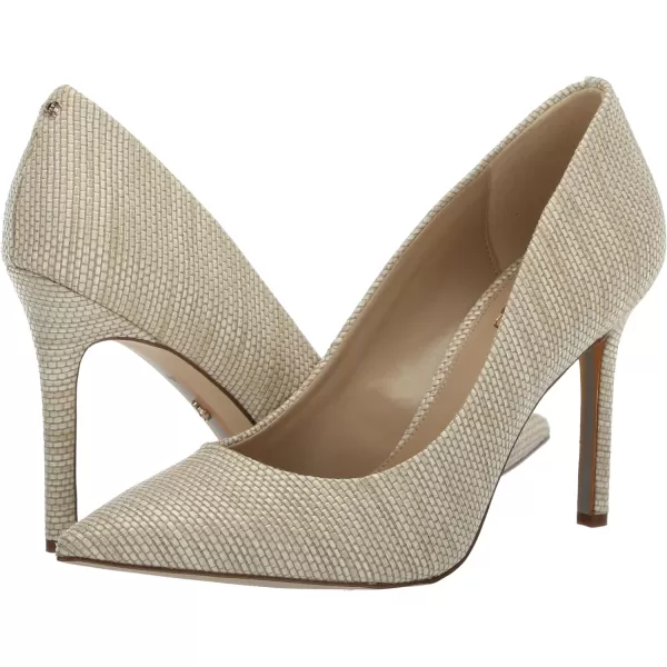 Sam Edelman Womens Hazel Pointed Toe PumpLight Natural Woven