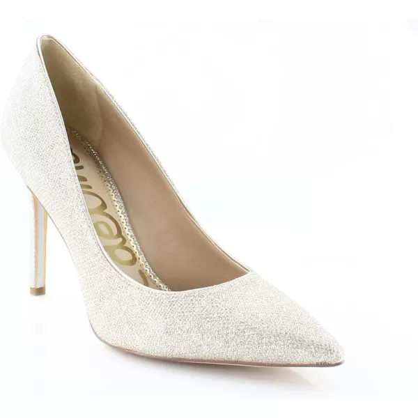 Sam Edelman Womens Hazel Pointed Toe PumpLt GoldSilver