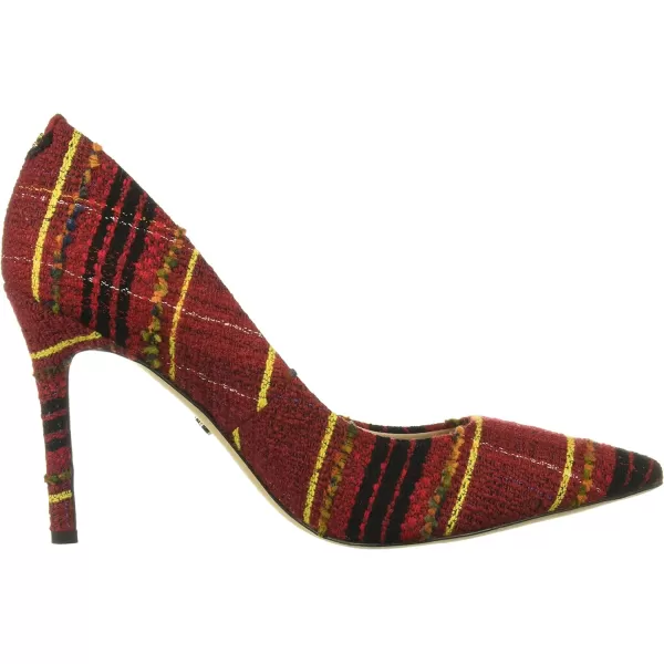 Sam Edelman Womens Hazel Pointed Toe PumpRed Multi British Plaid