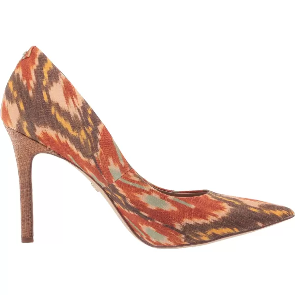 Sam Edelman Womens Hazel Pointed Toe PumpSunset Orange Multi