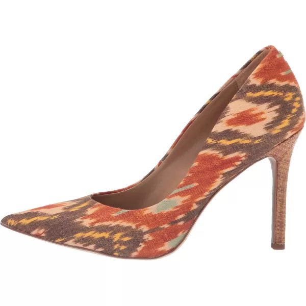 Sam Edelman Womens Hazel Pointed Toe PumpSunset Orange Multi