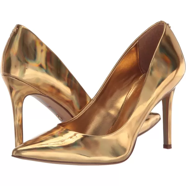 Sam Edelman Womens Hazel Pointed Toe PumpVegas Gold Metallic