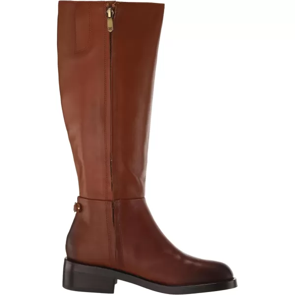 Sam Edelman Womens Mable Leather Riding BootRich Cognac Athletic Calf