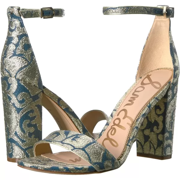 Sam Edelman Womens Yaro Block Heel SandalBlueMulti