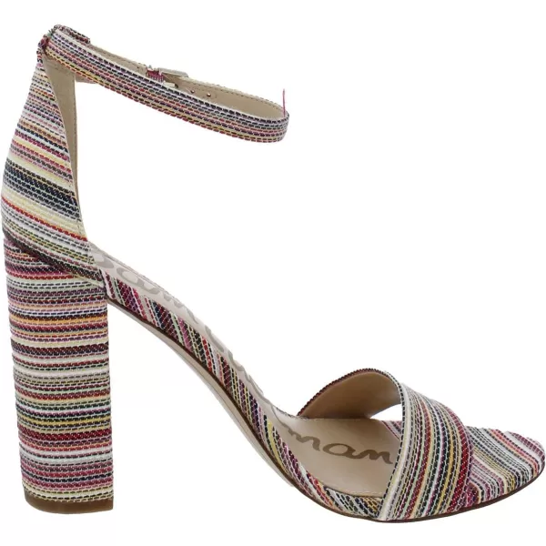 Sam Edelman Womens Yaro Block Heel SandalBright Multi Stripe