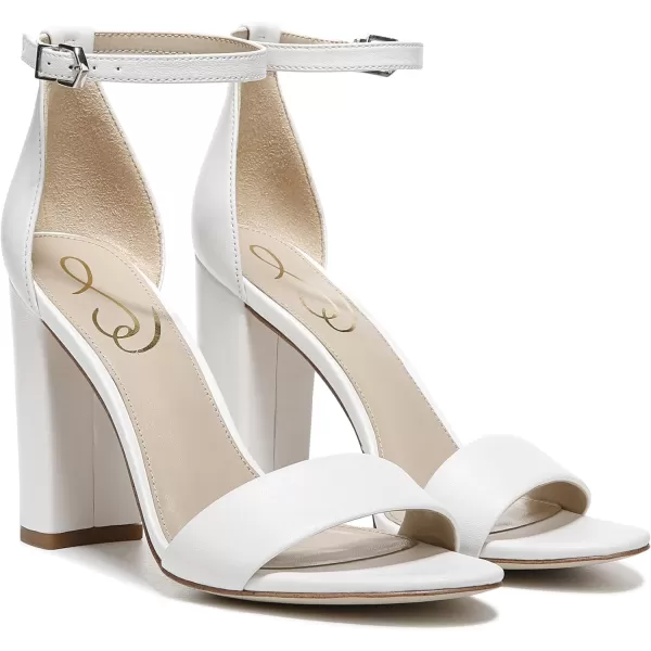 Sam Edelman Womens Yaro Block Heel SandalBright White