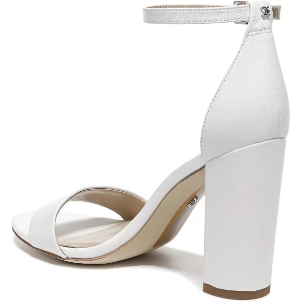 Sam Edelman Womens Yaro Block Heel SandalBright White