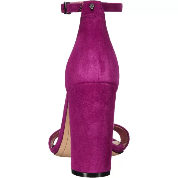 Sam Edelman Womens Yaro Block Heel SandalLaser Purple Suede