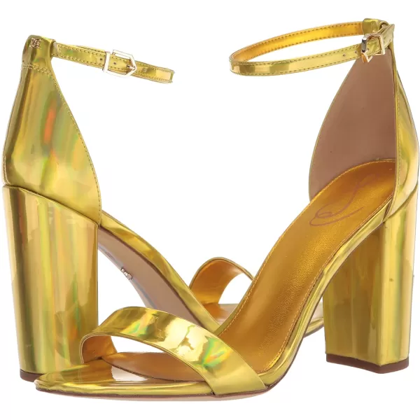 Sam Edelman Womens Yaro Block Heel SandalMimosa Gold