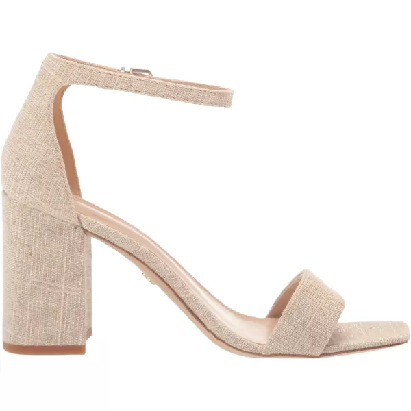 Sam Edelman Womens Yaro Block Heel SandalNatural Linen