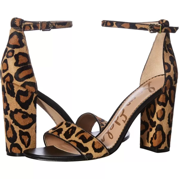 Sam Edelman Womens Yaro Block Heel SandalNew Nude Leopard