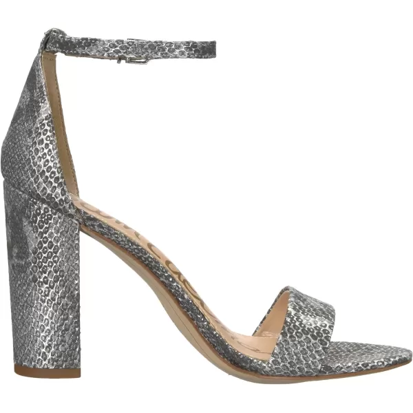 Sam Edelman Womens Yaro Block Heel SandalSilver