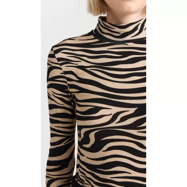 Scotch  Soda Womens All Over Printed Long Sleeved TShirtTiger