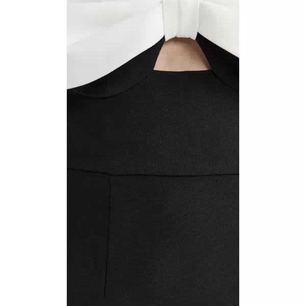 Self Portrait Womens Crepe Bow Mini DressBlack