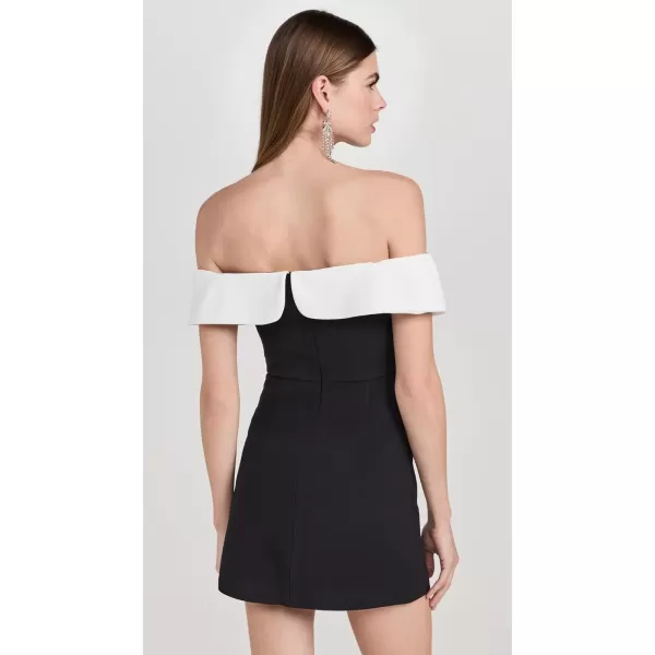 Self Portrait Womens Crepe Bow Mini DressBlack