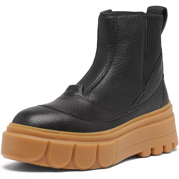 Sorel Womens Caribou X Boot Chelsea Waterproof BootsBlack  Gum 2