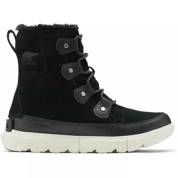 Sorel Womens Explorer Ii Carnival Snow BootBlack  Fawn