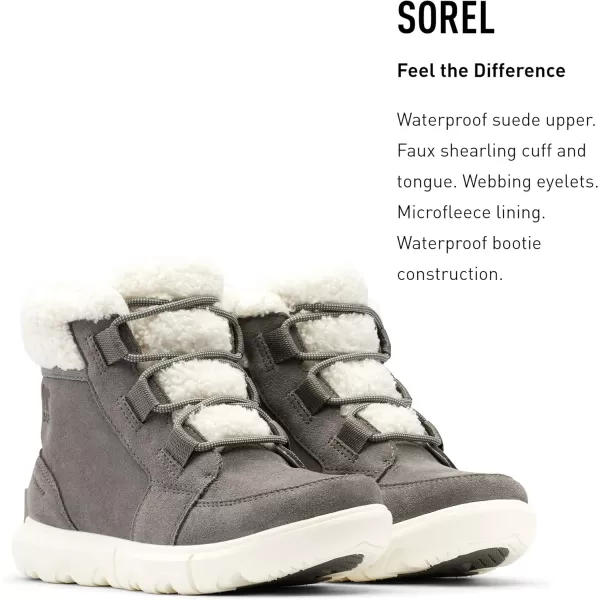 Sorel Womens Explorer Ii Carnival Snow BootQuarry  Dove