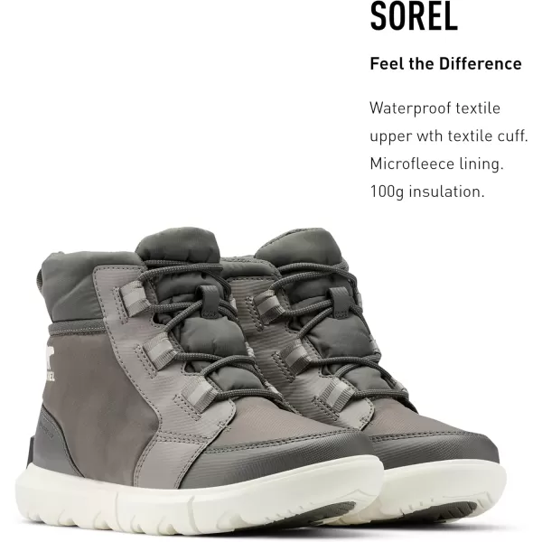 Sorel Womens Explorer Ii Carnival Snow BootQuarry  Sea Salt