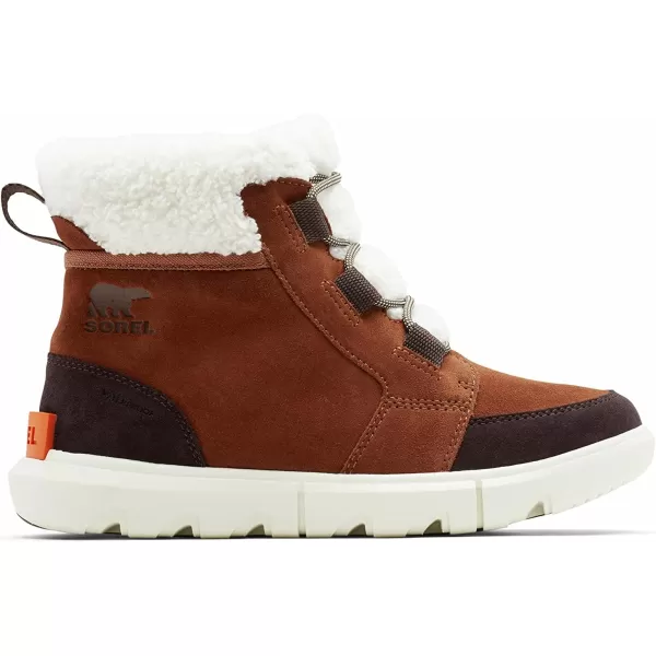 Sorel Womens Explorer Ii Carnival Snow BootWood  Chalk