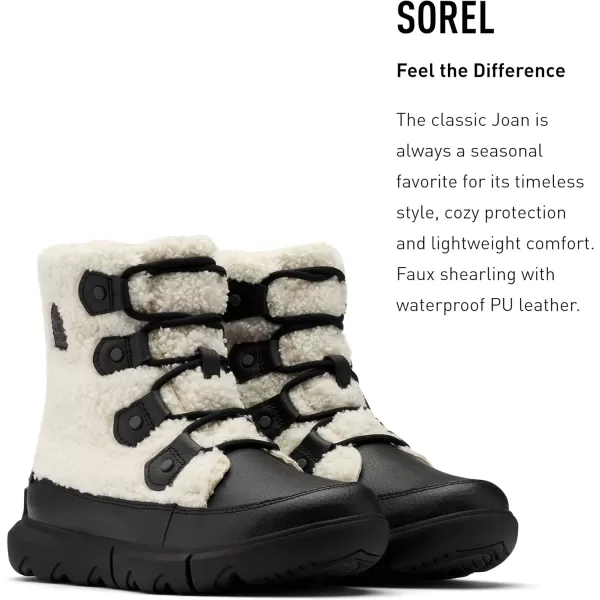 Sorel Womens Nakiska SlipperBlack  Sea Salt