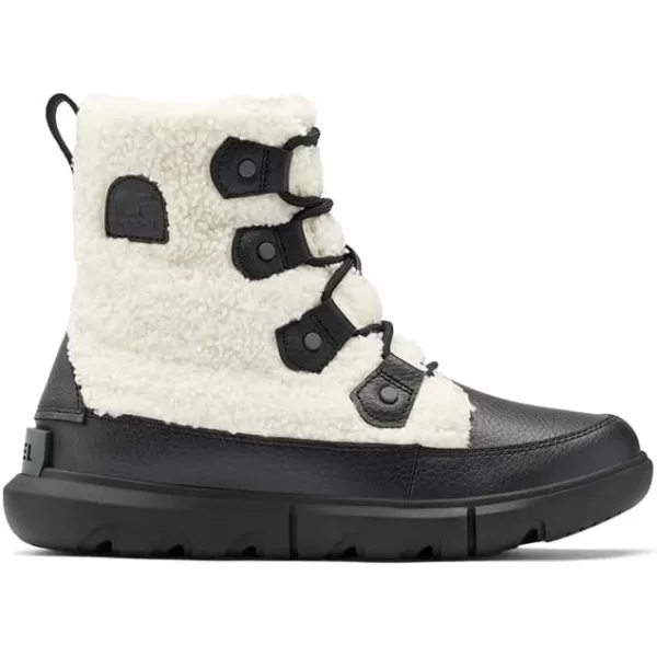 Sorel Womens Nakiska SlipperBlack  Sea Salt