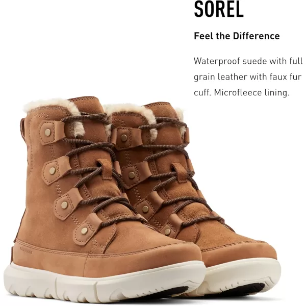 Sorel Womens Nakiska SlipperVelvet Tan  Fawn