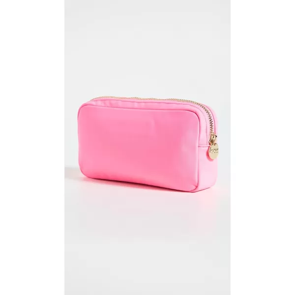 Stoney Clover Lane Womens Bubblegum Stuff Embroidered Small Pouch Bubblegum Pink One SizeBubblegum