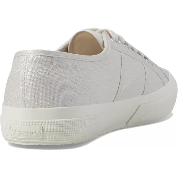 Superga Womens 2750 Pearl Matte Canvas SneakerBeige LightFull Avorio