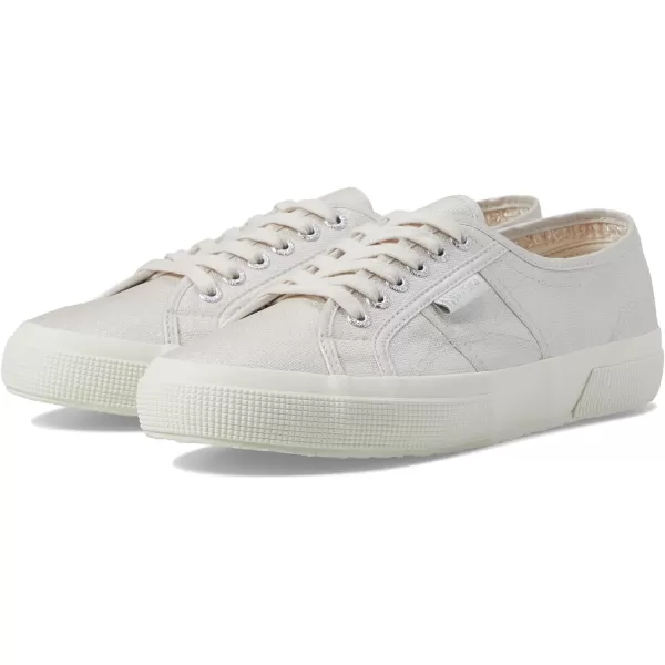 Superga Womens 2750 Pearl Matte Canvas SneakerBeige LightFull Avorio