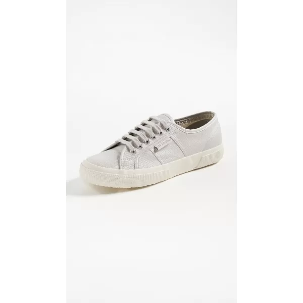 Superga Womens 2750 Pearl Matte Canvas SneakerGrey Silver