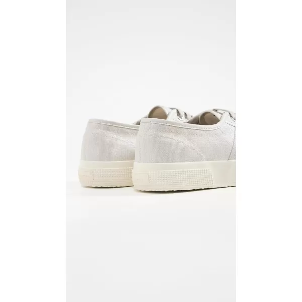 Superga Womens 2750 Pearl Matte Canvas SneakerGrey Silver