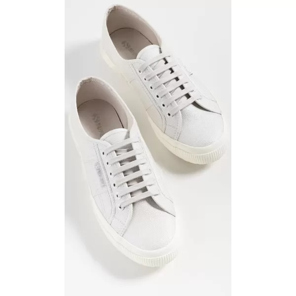 Superga Womens 2750 Pearl Matte Canvas SneakerGrey Silver