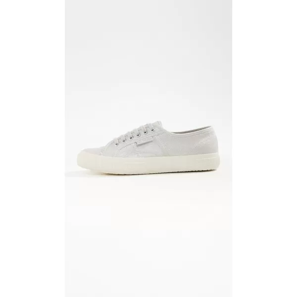 Superga Womens 2750 Pearl Matte Canvas SneakerGrey Silver