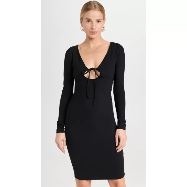 Susana Monaco Womens Circle Tie Midi 30 DressBlack