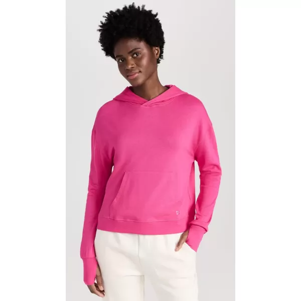 Sweaty Betty womens After Class Casual Hoodie SweatshirtBeet Pink