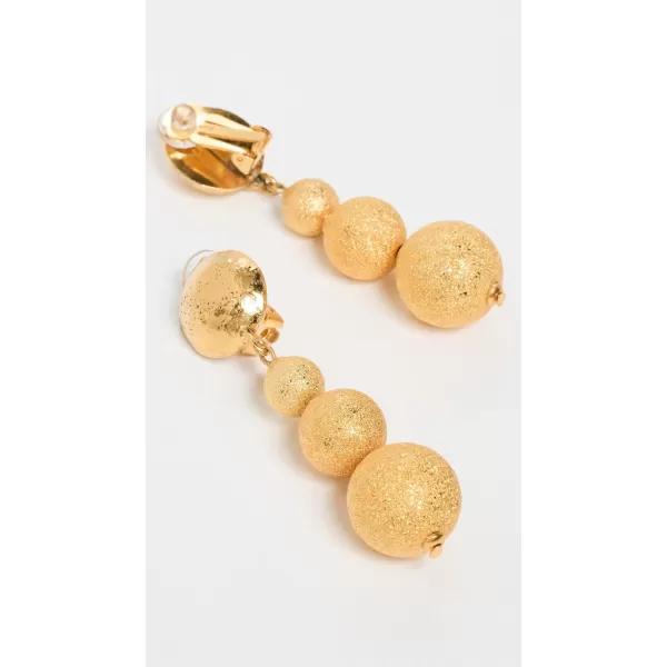 Sylvia Toledano Womens Sand Bubble EarringsGold