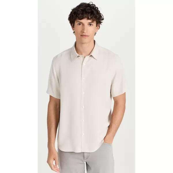 Theory Mens Irving Short Sleeve ShirtNew Sand