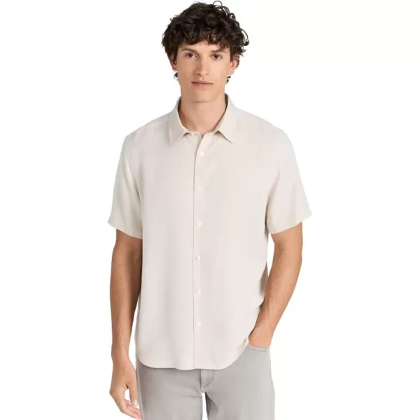 Theory Mens Irving Short Sleeve ShirtNew Sand