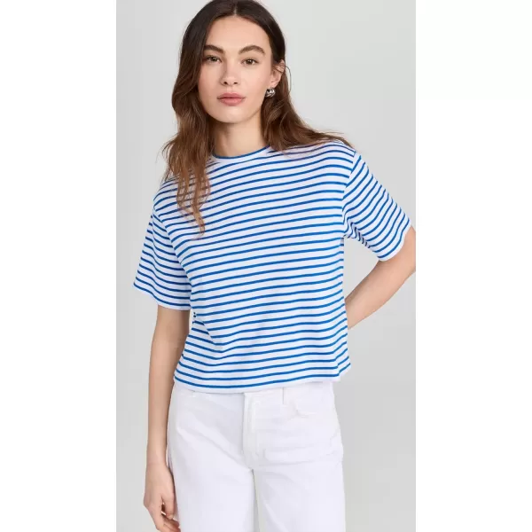 Theory Womens Boxy Crew TeeWave Multi