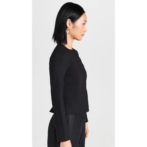 Theory Womens Crop Peplum JacketBlack